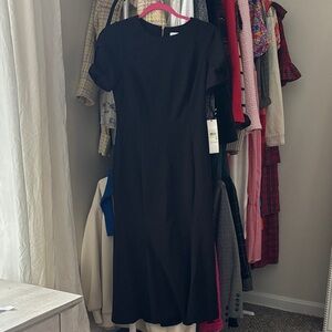 Calvin Klein Classic Black Midi Dress